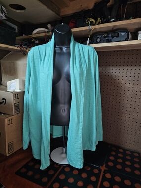 Coldwater Creek Teal Cardigan 1x